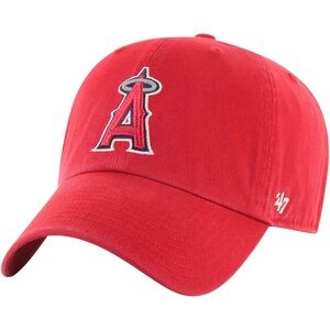 Los Angeles Angels '47 Clean Up Adjustable Hat - Red